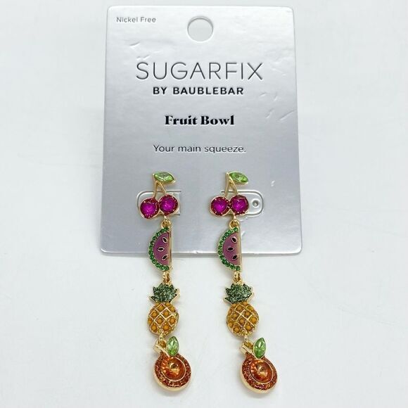 BaubleBar Jewelry - Sugarfix by BaubleBar Fruit Bowl Earrings New